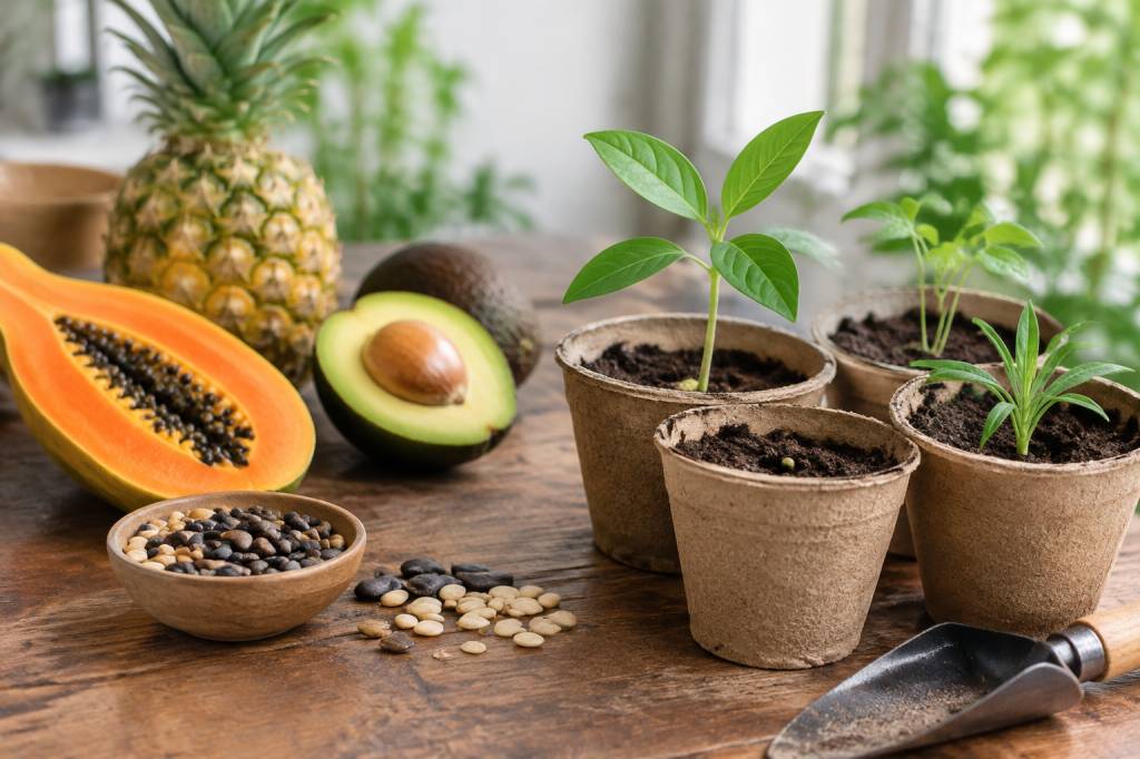 Plantes exotiques : quelles plantes semer à la maison à partir de pépins et graines